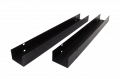 Заглушка торцевая направляющей 1U RAL9005 нуар (к-т 2 шт) (WOOZ9005N)