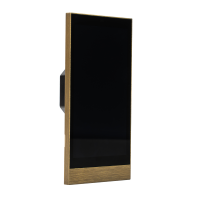 Панель настенная 6 дюймов (P6) с монтажным коробом, латунь, двойное сатинирование с патинированием