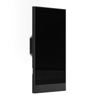 Панель настенная 6 дюймов (P6) с монтажным коробом, алюминий, черный