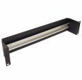 Панель монтажная глубокая 2U с усиленной DIN-рейкой (WOODPINZN2U9005N)