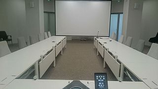 Oval meeting room in Skolkovo